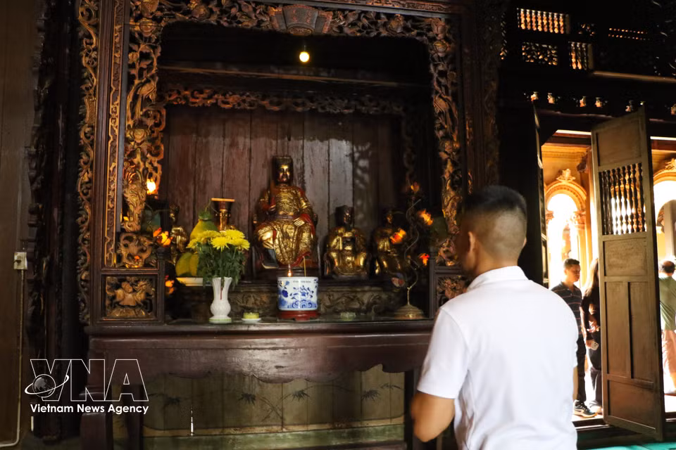 Vinh Trang Pagoda serves as both a pilgrimage site and a popular tourist attraction. (Photo: VNA)