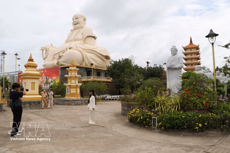 A corner of the Vinh Trang Pagoda. (Photo: VNA)