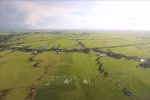 A rice field in the Mekong Delta region viewed from above. (Photo: VNA)