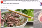 Pho ranks 2nd of 20 best soups in the world by CNN