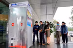 Noi Bai Airport produces disinfection chamber