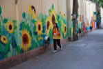 Mural paintings remind Hanoians of Ngoc Ha flower village