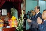 President pays tribute to Uncle Ho