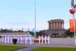 Flag-salute ceremony in celebration of National Day