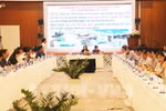 At a recent conference to discuss measures to promote Mekong Delta's trade activities (Photo: VNA)