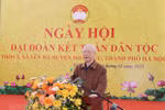 Party leader joins great unity festival in Hanoi's Yen So commune