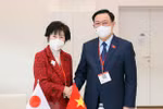 Top legislator meets with Japan’s upper house chief in Austria
