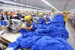 A production line at Hana Kovi Inc Company in Bac Giang province, with 100% investment from the Republic of Korea. (Photo: VNA) 