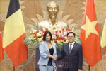 NA Chairman holds talks with Belgian Senate President