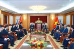 Senior Party official receives delegation of CPC Political and Legal Affairs Commission