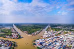 Efforts exerted to increase climate change adaptability of Mekong Delta urban systems