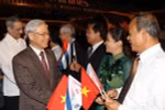 The reception at the Jose Marti International Airport (Source: VNA)