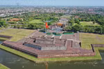 Admiring Hue Imperial Citadel from above