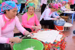Giay ethnic minority people gather for exotic festival