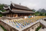Thousands of people perform in Ha Long Bay on International Yoga Day