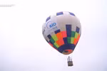 Giant hot air balloons fly in the sky of Hanoi for the first time