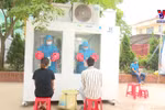 Air-conditioned COVID-19 testing chamber put into use