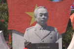 Statue of General Vo Nguyen Giap in Truong Sa archipelago