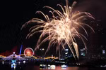 Fireworks express desire for love, friendship on Da Nang’s night sky