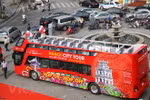 Double-decker city tour gains tourists’ favour