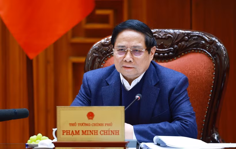 PM Pham Minh Chinh chairs the meeting (Photo: VNA)
