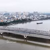 Ben Thanh - Suoi Tien metro line crosses the Saigon River. (Photo: VNA)