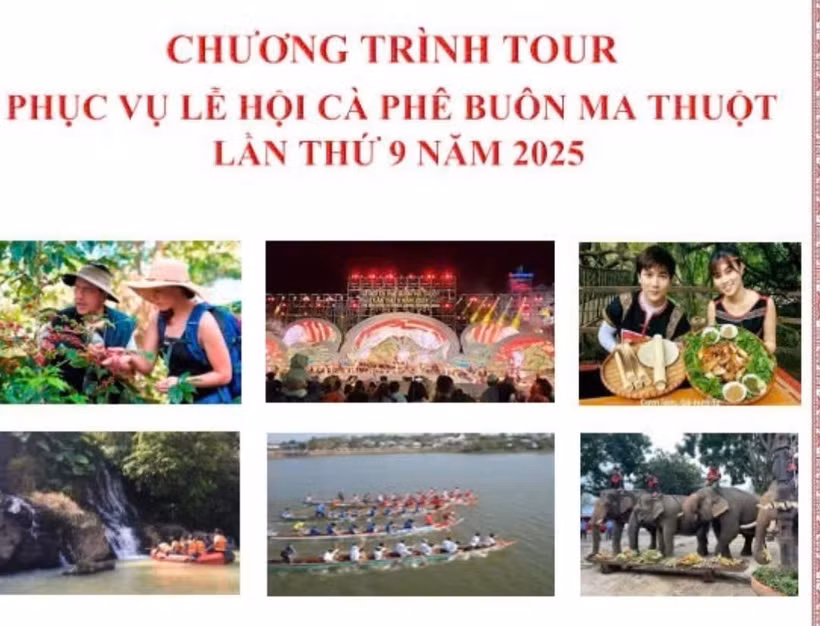 Dak Lak to host the ninth Buon Ma Thuot Coffee Festival from March 9-13, 2025 (Photo: VNA)