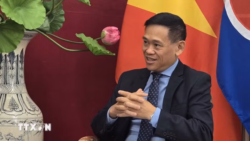 Vietnamese Ambassador to Algeria Tran Quoc Khanh (Photo: VNA)