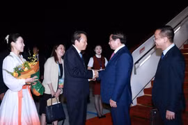 Prime Minister Pham Minh Chinh arrives at Tianjin Binhai International Airport, beginning his working trip to attend the Shanghai Cooperation Organisation (SCO) Summit 2025 and have activities in China. (Photo: VNA)