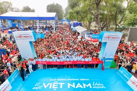The 2026 National Health Day event at Thong Nhat Park, Hanoi.