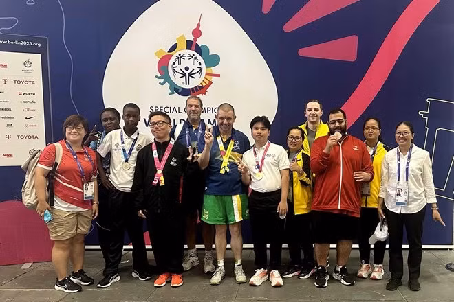 Vietnam earns first gold medal at Special Olympics World Games ảnh 1