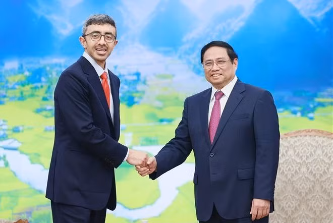 Prime Minister receives UAE Foreign Minister ảnh 1