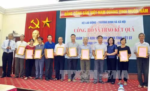 More war martyrs identified with DNA tests ảnh 1