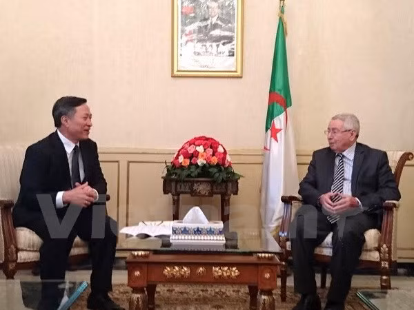 Algeria’s senate speaker receives outgoing Vietnamese ambassador ảnh 1