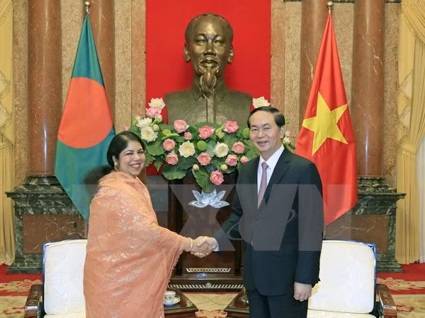 President hosts Bangladesh Parliament Speaker ảnh 1
