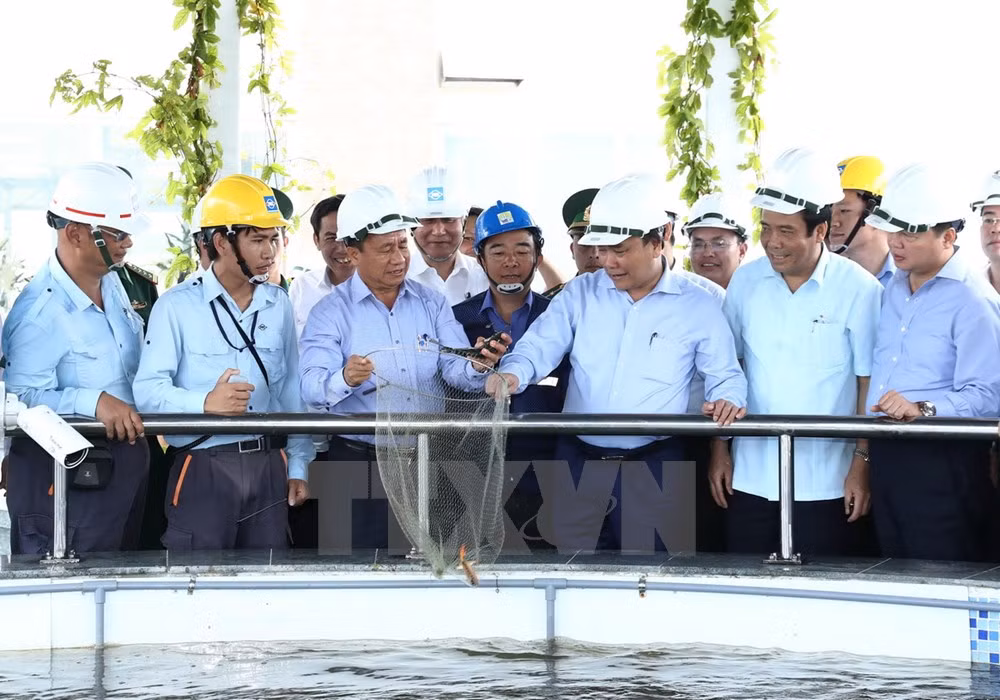 PM inspects Formosa’s waste treatment system ảnh 1