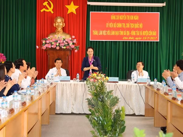 NA Chairwoman visits Con Dao ahead of Martyrs’ Day ảnh 1