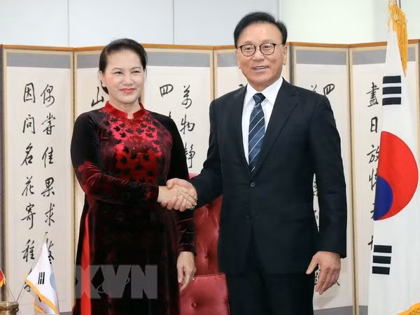 NA Chairwoman hosts Vietnam’s Honorary Consul General in RoK region ảnh 1