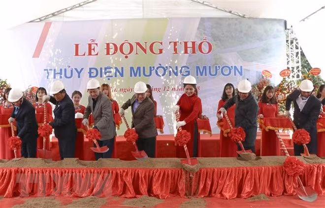 Ground broken for Muong Muon hydropower plant in Dien Bien ảnh 1