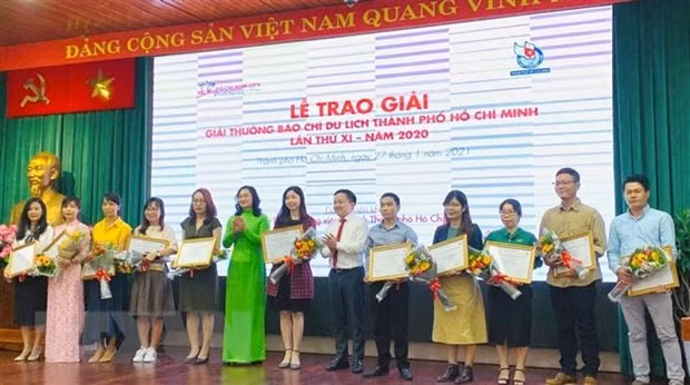 Vietnam News Agency wins three prizes of HCM City Tourism Press Awards ảnh 1