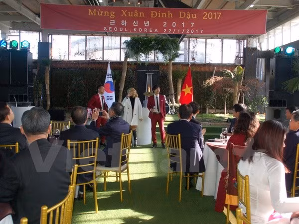 Vietnamese communities in RoK, Belgium celebrate Tet ảnh 1