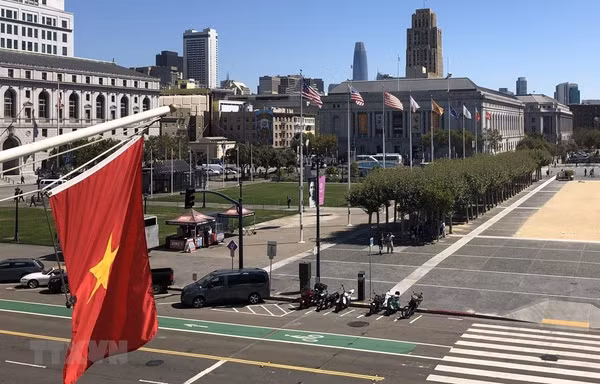 Vietnam’s flag raised in San Francisco on National Day ảnh 1