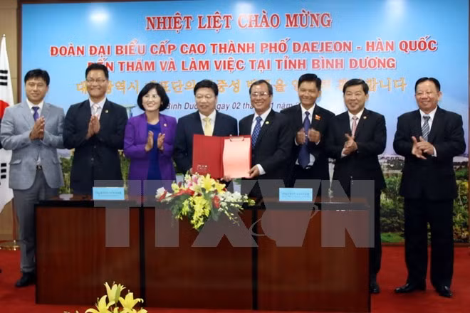 Binh Duong province, Daejeon city solidify collaboration ảnh 1