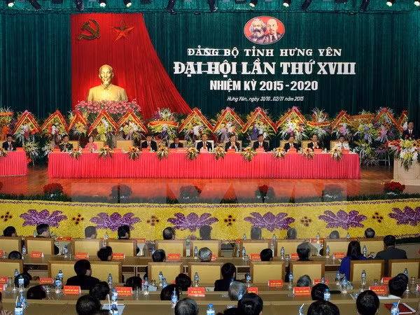 Hung Yen province convenes 18th Party Congress ảnh 1 Hung Yen province convenes 18th Party Congress ảnh 1