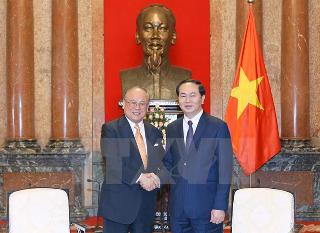Vietnam prioritises Japan in foreign policy: President ảnh 1