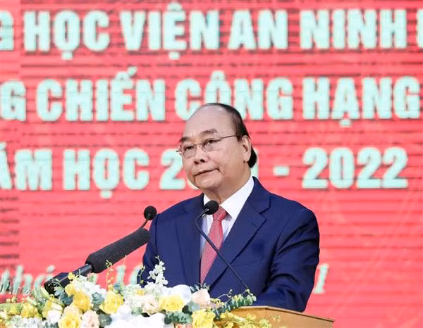 President highlights need for elite, politically firm People’s Security Academy ảnh 2