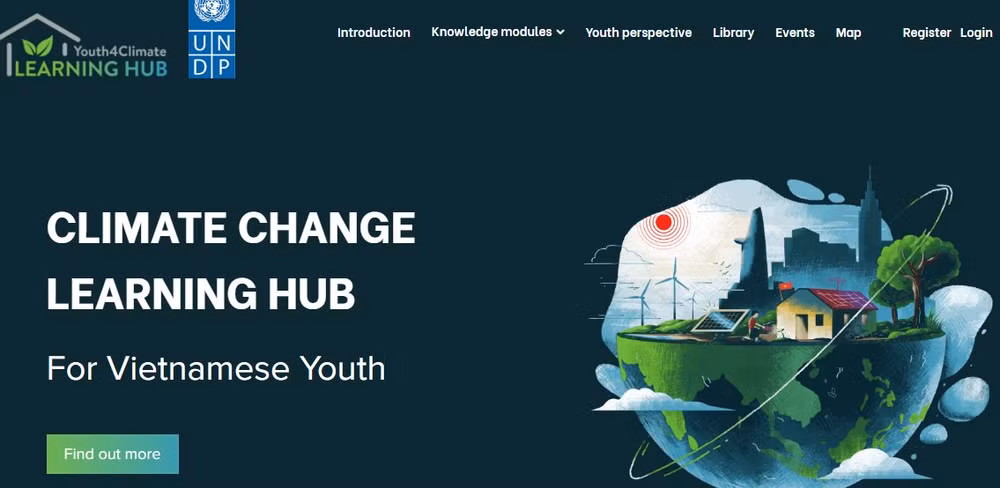  UNDP debuts climate change news portal for Vietnamese youth ảnh 1