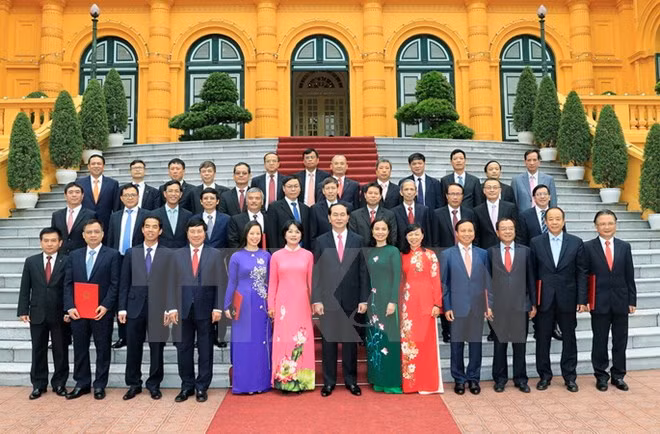 President meets chiefs of Vietnamese representative offices abroad ảnh 1 President meets chiefs of Vietnamese representative offices abroad ảnh 1