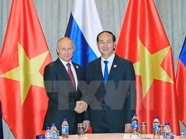 APEC 2017: Vietnamese, Russian Presidents hold meeting ảnh 1 APEC 2017: Vietnamese, Russian Presidents hold meeting ảnh 1