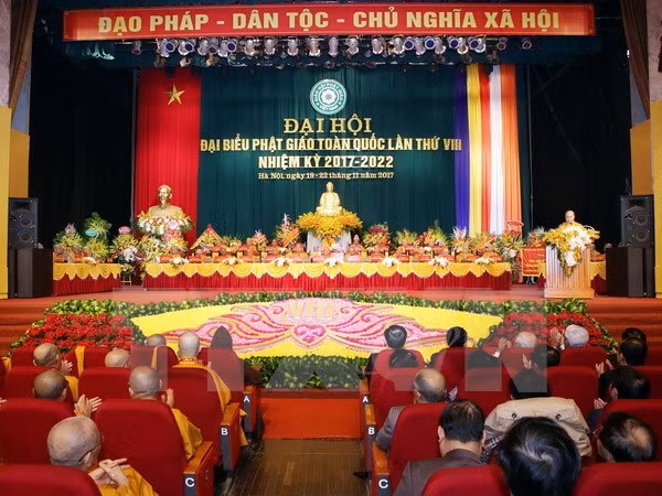 Vietnam Buddhist Sangha eighth congress opens in Hanoi ảnh 1